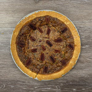 pie top view