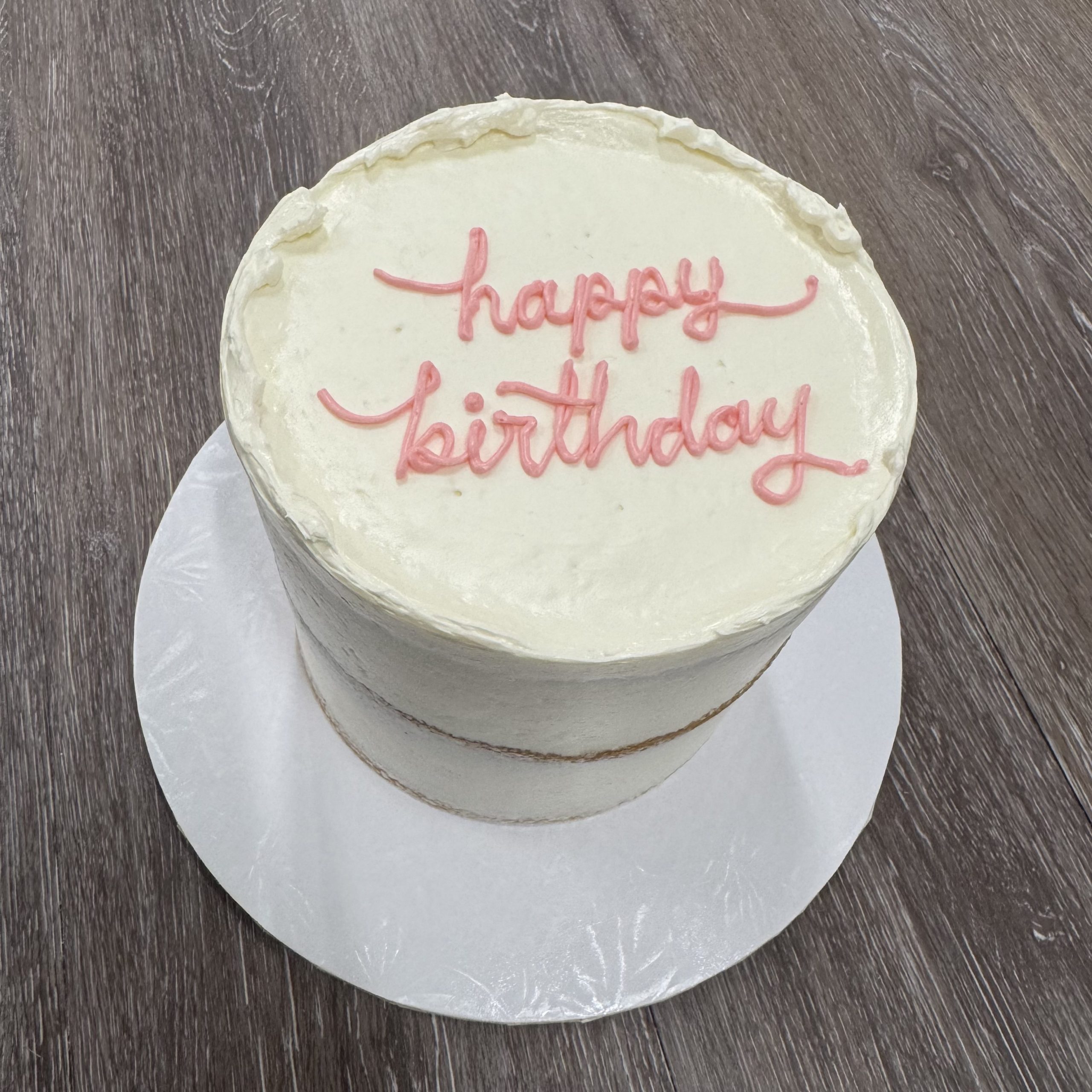Simple Naked Cake